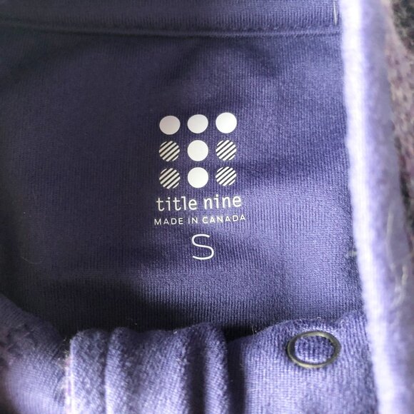 TITLE NINE Swacket Asymmetrical Zip Purple Wool Blend Jacket Hiking Womens Small - Picture 6 of 11